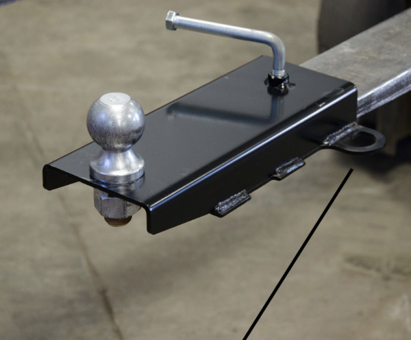 Top Dog Pallet Fork Clamp on Trailer Mover